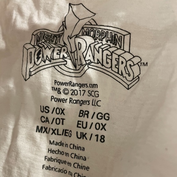 Power Rangers Cropped Top - Picture 3 of 3